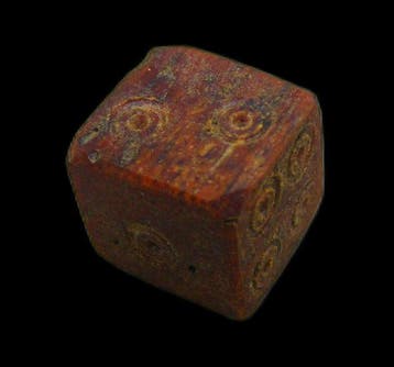Oud-Romeins botdobbelsteen sprongbeen - 1 cm (Zonder