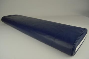 Kunstleer – Navy, Blauw, 120 cm of meer, Leer of Kunstleer, Ophalen of Verzenden