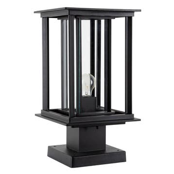 Buitenlamp Zwart New York Sokkel Buitenverlichting, Tuin en Terras, Verzenden, Nieuw