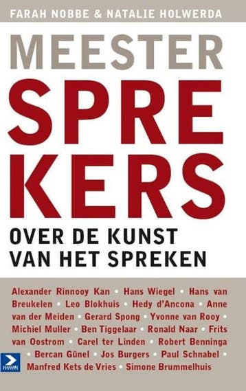 Meestersprekers | 9789052619941 | Farah Nobbe ; Natalie, Zo goed als nieuw, Farah Nobbe ; Natalie Holwerda