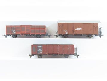 Bemo H0m - 2254 114/2251 145/2250 129 - Modeltrein, Nieuw