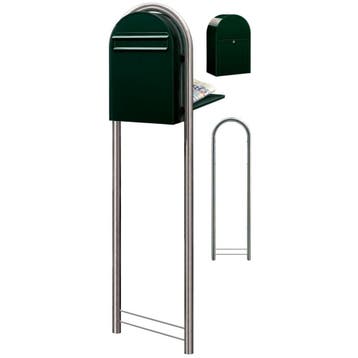 Brievenbus Bobi Classic B (back) - zwartgroen, Verzenden, Nieuw