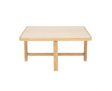 Salontafel Vidar 80x80cm - naturel | Eleonora, Ophalen of Verzenden, Nieuw