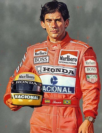 Ayrton Senna - Monaco Grand Prix - Ayrton Senna - Kunstwerk, Nieuw