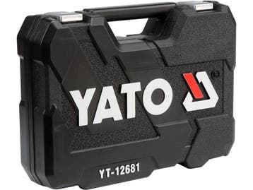 YATO Gereedschapsset 94-delig zwart metaal YT-12681, Verzenden, Nieuw