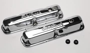 Chrysler, dodge klepdeksels edelbrock chroom, Ophalen of Verzenden, Nieuw