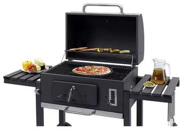 Grote Houtskool BBQ Grill met ruim rooster en 2 bijzettafels, Verzenden, Nieuw