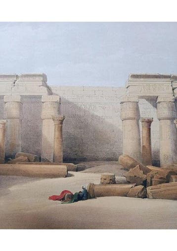 Egypt, Luxor - Majestueus interieur van Medinet Habu, Thebe;, Boeken, Nieuw