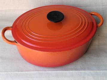 Le Creuset - Braadpan - ovale cocotte - Gietijzer - Le