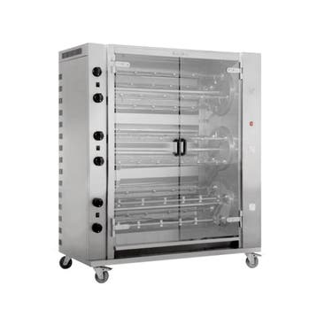 GGM Gastro | Gas kippengrill roterend - 55,8kW - 12 spitten, Verzenden