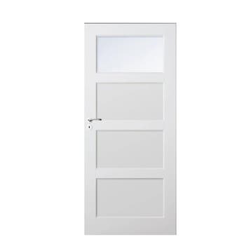 Skantrae binnendeur SKS1235 93x231,5 (Wit, Satinato glas), Doe-het-zelf en Verbouw, 80 tot 100 cm, 215 cm of meer, Binnendeur