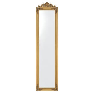 Spiegel vrijstaand met barok lijst verstelbaar 160x40 cm gou, Huis en Inrichting, Woonaccessoires | Spiegels, Verzenden, Nieuw