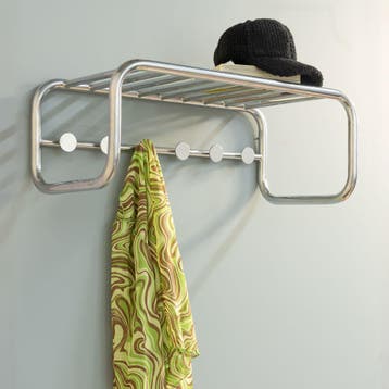 Spinder Design Retro wandkapstok - groovy chrome, Huis en Inrichting, Woonaccessoires | Kapstokken, Verzenden, Nieuw