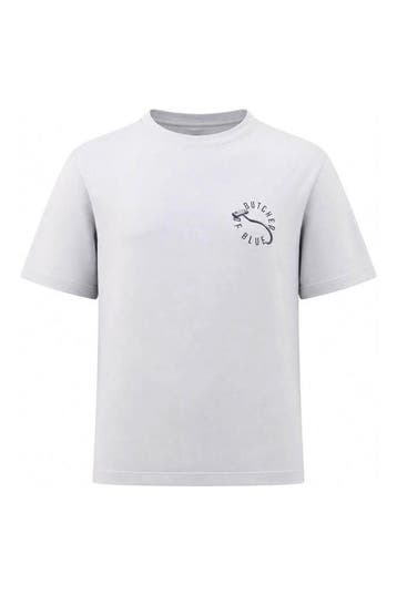 Butcher Of Blue T-shirt in maat L Blauw, Kleding | Heren, Verzenden, Gedragen, Blauw, Butcher Of Blue