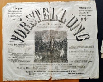 Cirque Olympique. Vorstellung in vier Abtheilungen - 1842