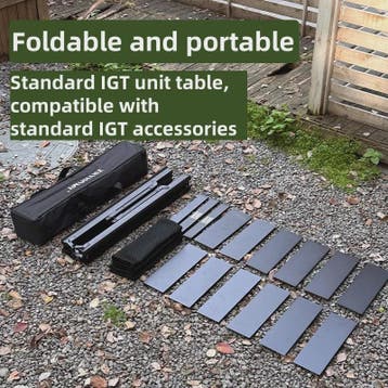 Tryhomy Outdoor Camping IGT Tafel - 6 Unit Aluminium Opvouwb, Huis en Inrichting, Verzenden, Nieuw