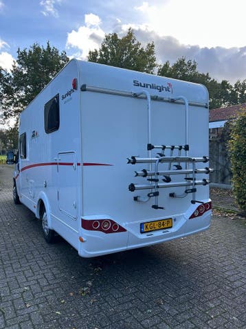 Sunlight V66 bj 2021, km. 65.000, enkele bedden, kort!, Sunlight, Ringverwarming, Fiat, Tot en met 2