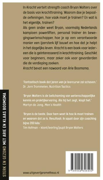 Kracht / Sterk en gezond met Arie en Klaas Boomsma, Verzenden, Gelezen, Bryan Wolters