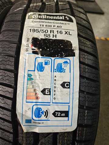 195/50/16 88H CONTINENTAL WINTERBANDEN NIEUW MEGA ACTIE !, Auto-onderdelen, Ophalen, Gebruikt, 16 inch, Winterbanden