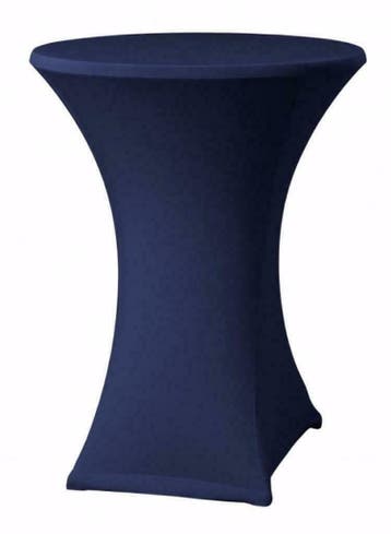 Statafelrok voor statafel 80 tot 85 cm kleur donkerblauw, Ophalen of Verzenden, Nieuw, Versiering