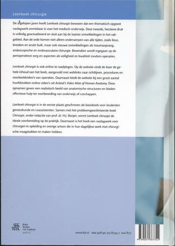 Leerboek chirurgie 9789031387342, Boeken, Verzenden, Gelezen