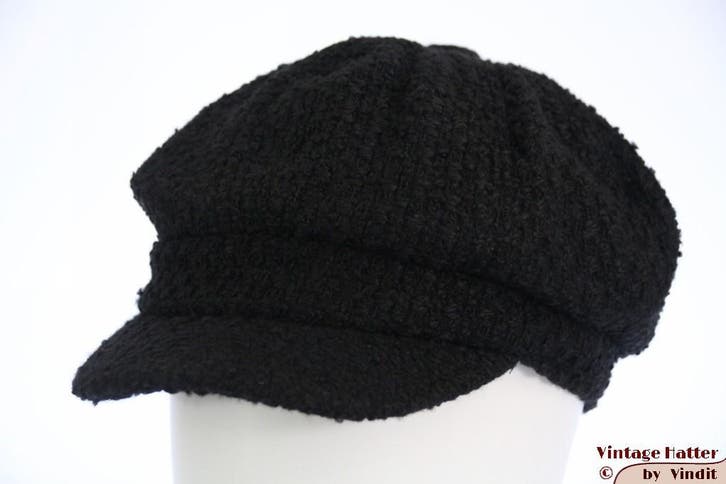 Dames Ballonpet Hawkins zwart en blauw geweven 56-57 nieuw, Kleding | Dames, Hoeden en Petten, Pet, Nieuw, One size fits all, Ophalen of Verzenden