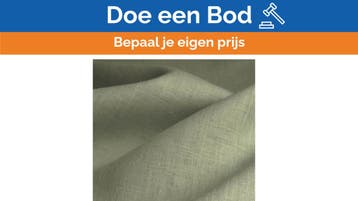 Bieden: Tessuto Lino Oliva 652 green high, Ophalen of Verzenden, Nieuw, Zeilboot of Motorboot