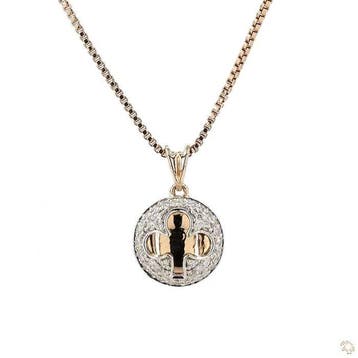 Zonder minimumprijs - Hanger - 18 karaat Roségoud - 0.33ct.