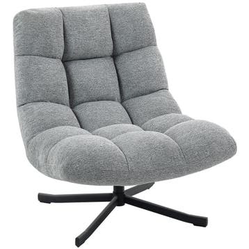 Draaibare Loungestoel Met Brede Zitoppervlakte, Waterafstote, Verzenden, Nieuw