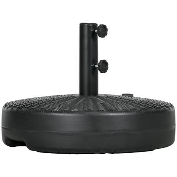 Parasolvoet 29kg Voetstuk Voor Ø38/48mm Masten In Rattanlook, Verzenden