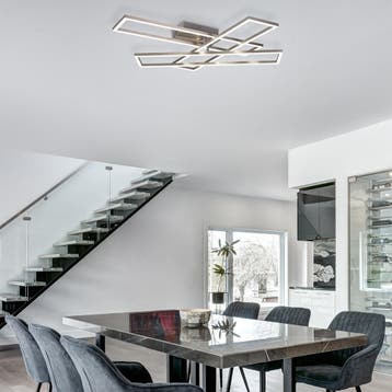 LED Plafondlamp - Plafondverlichting - Trion Rosso - 36W -, Huis en Inrichting, Ophalen of Verzenden, Nieuw, Metaal, Overige fittingen