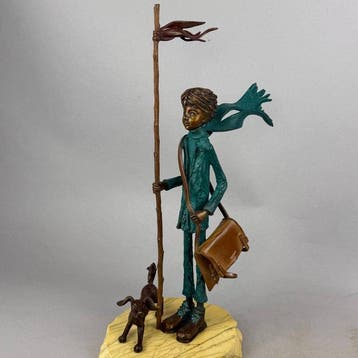 Pawe Erazmus - “The Little Dream Traveler” Bronze unique