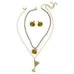 Heidi Daus - Martini-cocktailset van Swarovski-kristallen -