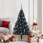 vidaXL Kunstmatig Voorverlicht Kerstboom met 150 LED Zwart, Diversen, Kerst, Verzenden, Nieuw