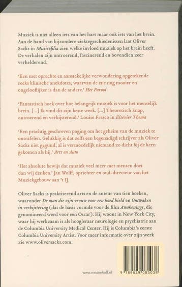Musicofilia 9789029085038 Oliver Sacks, Verzenden, Gelezen, Oliver Sacks