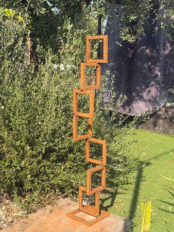 Ana Lucia B.M - Sculpture Corten - XL - No Reserve