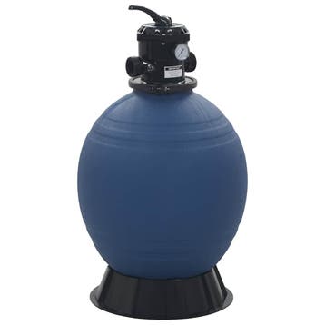 vidaXL Zwembadzandfilter met 6-positie ventiel 560 mm blauw, Verzenden, Nieuw