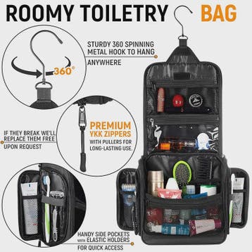 Grote Hangende Reis Toilettas Organizer - Waterdicht & Met H, Verzenden, Nieuw