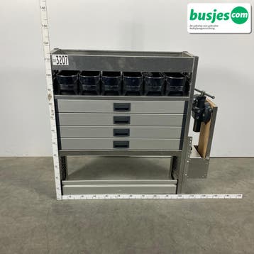 Aluca bedrijfswageninrichting 1005x320x1150mm (3207), Ophalen of Verzenden