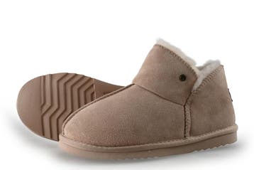 Warmbat Pantoffels in maat 41 Beige, Verzenden, Beige, Zo goed als nieuw, Pantoffels of Sloffen