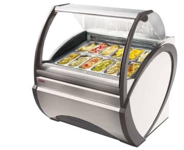 Schepijsvitrine met geforceerde luchtcirculatie | 1790W |..., Verzenden, Nieuw in verpakking