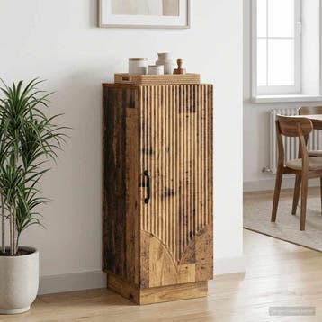 vidaXL Dressoir Oud hout 33 x 34,5 x 87 cm Bewerkt hout, Verzenden, Nieuw, Overige houtsoorten, Minder dan 50 cm