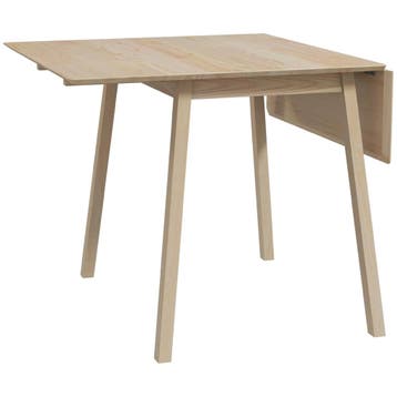 TRUUSK Opklapbare Houten Eettafel - Voor 2-4 Personen - 110, Verzenden, Nieuw
