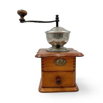 Peugeot - Koffiemolen - Hout, Metaal - Handkoffiemolen, Antiek en Kunst, Antiek | Keukenbenodigdheden