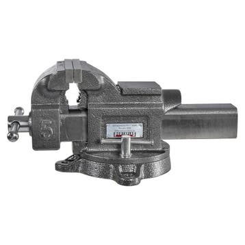 Nodulair gietijzeren bankschroef 125 mm. draaibare, Doe-het-zelf en Verbouw, Ophalen of Verzenden, Nieuw