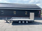 Hulco Machine transsporter 394 x 184 cm BJ 2020 tridem!, Auto diversen, Aanhangers en Bagagewagens, Ophalen, Gebruikt