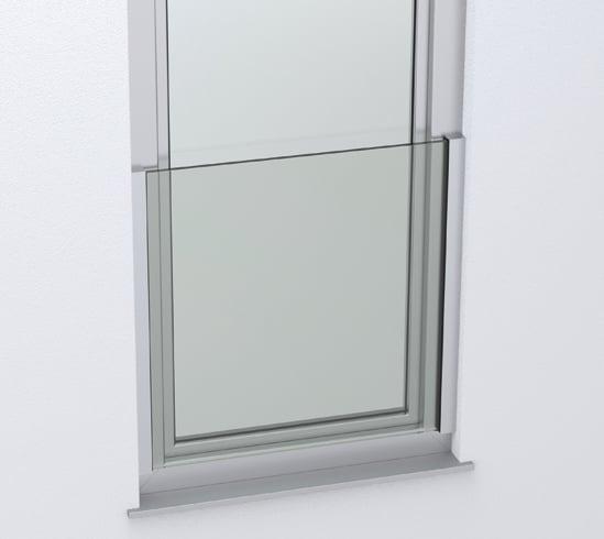Frans balkon Lyon-Aluminium-900 mm-Zijdelings, Doe-het-zelf en Verbouw, Glas en Ramen, Nieuw, Ophalen of Verzenden