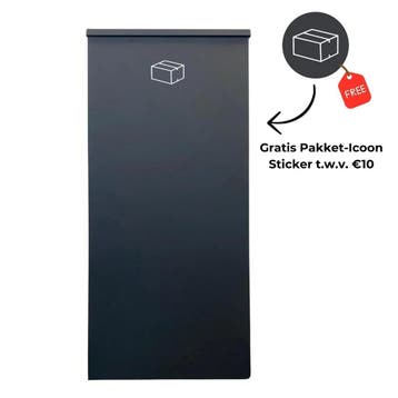 XXL Pakketbrievenbus + GRATIS sticker - PakketPanda® -, Verzenden, Nieuw, Rvs