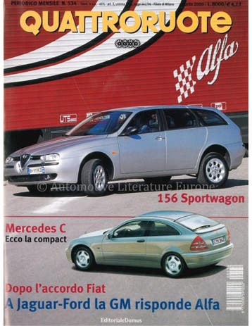 2000 QUATTRORUOTE MAGAZINE 534 ITALIAANS, Nieuw, Author