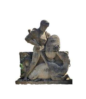 Max Alfred Brumme (1891-1967) - Sculptuuur voor buiten,